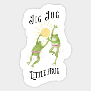 Jig Jog Little Frog Sticker